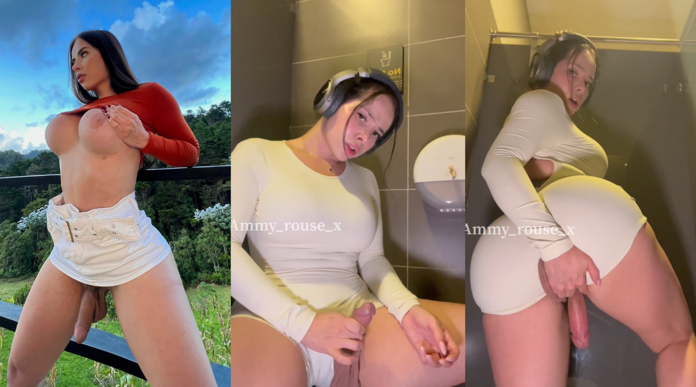 Ammy_rouse_x Jerks Off At Her Gym Restrooms