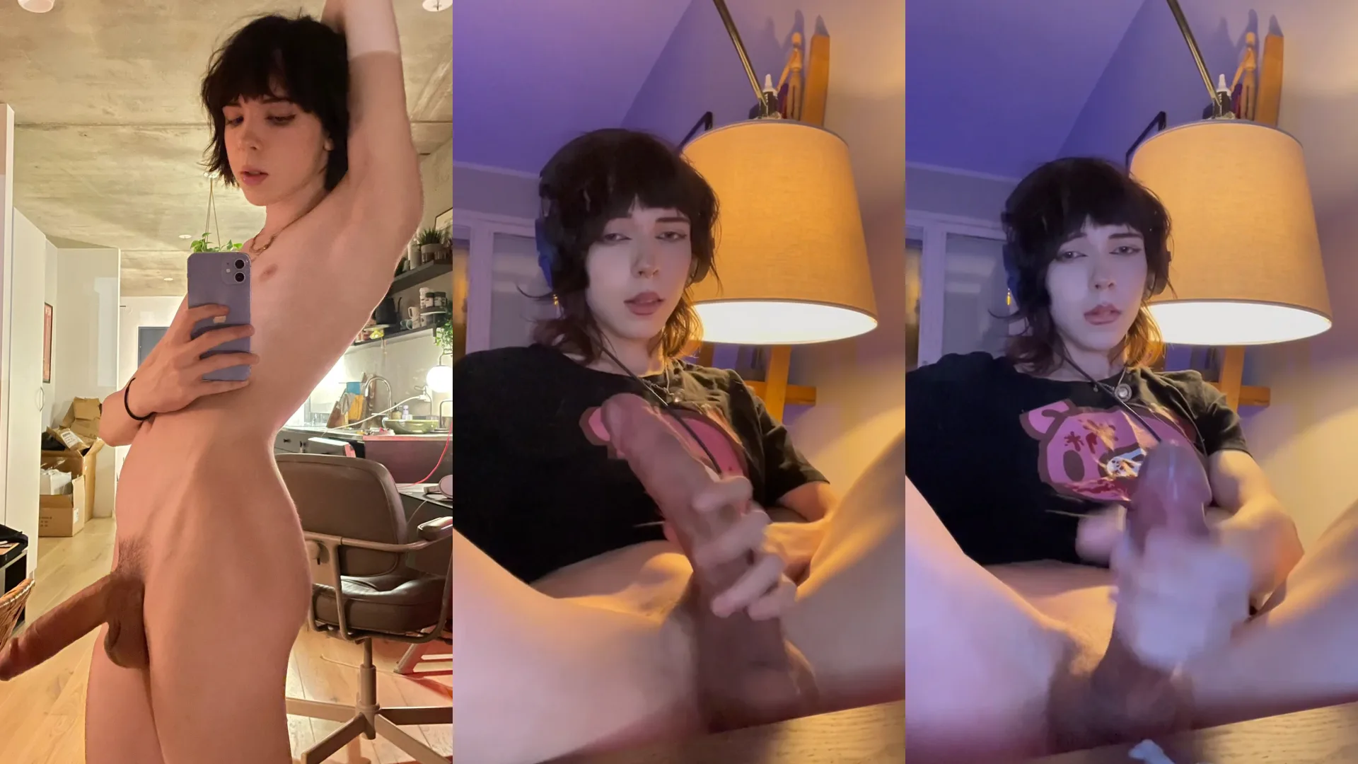 Remigumi Cums On Her Desk